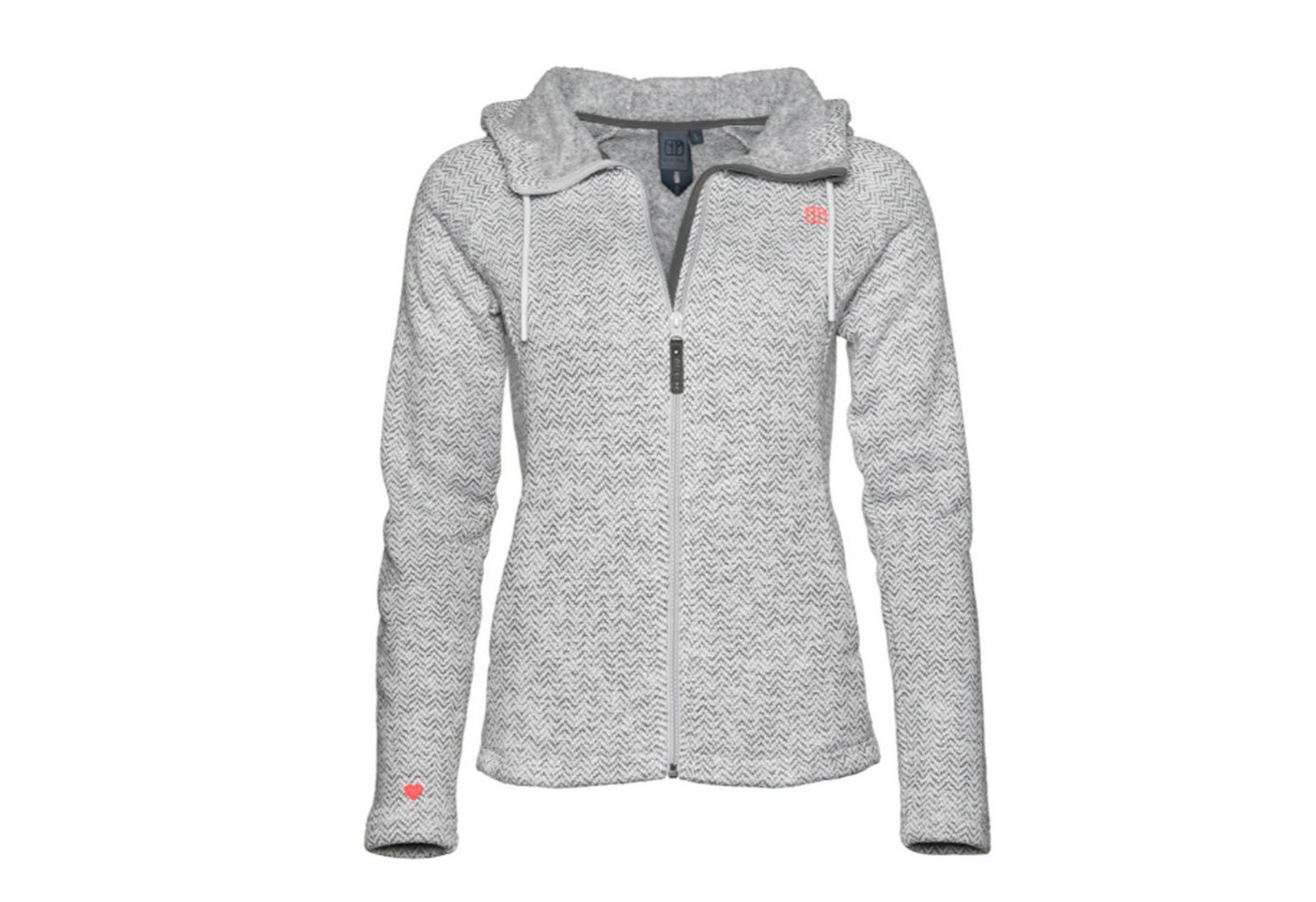 Elkline Outdoorjacke Elkline Orion - Fleecejacke mit Kapuze für Damen von Elkline