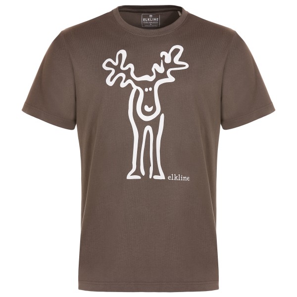 Elkline - Rudolf - T-Shirt Gr XL braun von Elkline