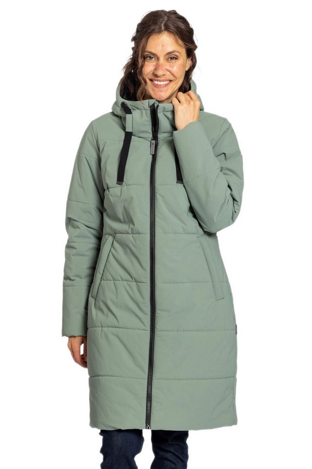 Elkline Steppmantel Comfort (warm wattiert, bequem) soft olivegrün Damen von Elkline