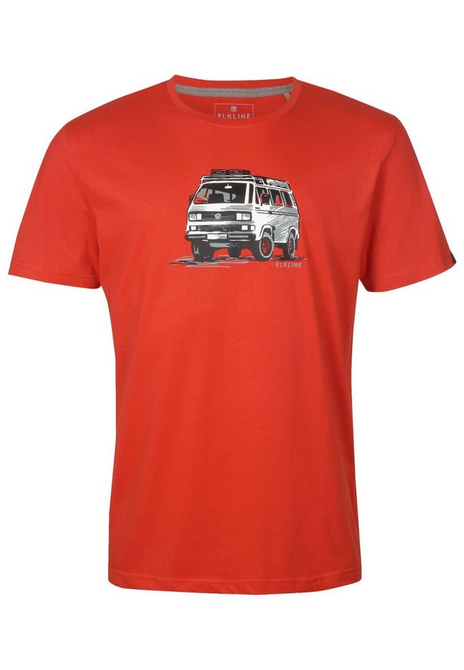 Elkline T-Shirt Gassenhauer VW Retro Bulli Brust Print von Elkline