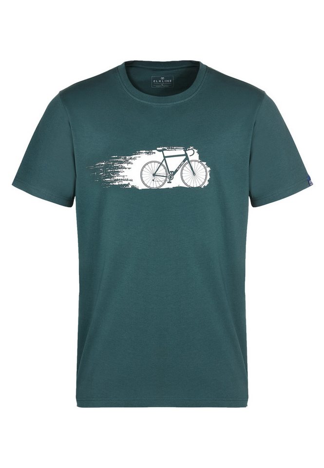 Elkline T-Shirt Switch Kurzarm Shirt Bike Fahrrad Print Baumwolle von Elkline