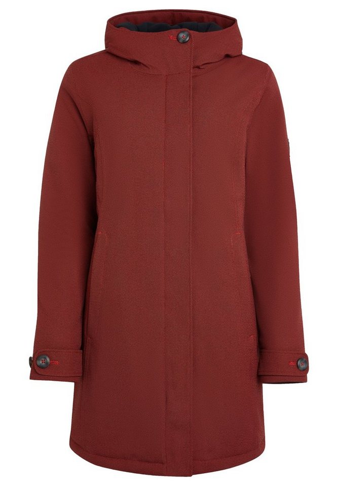 Elkline Winterjacke Schnieke wasserdicht Wolloptik 2-Wege-Reißverschluss von Elkline