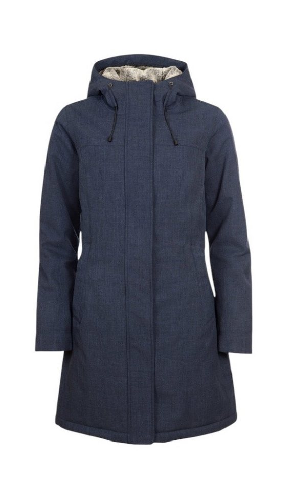 Elkline Wintermantel Apres Ski (winddicht, wasserdicht) blau melange Damen von Elkline