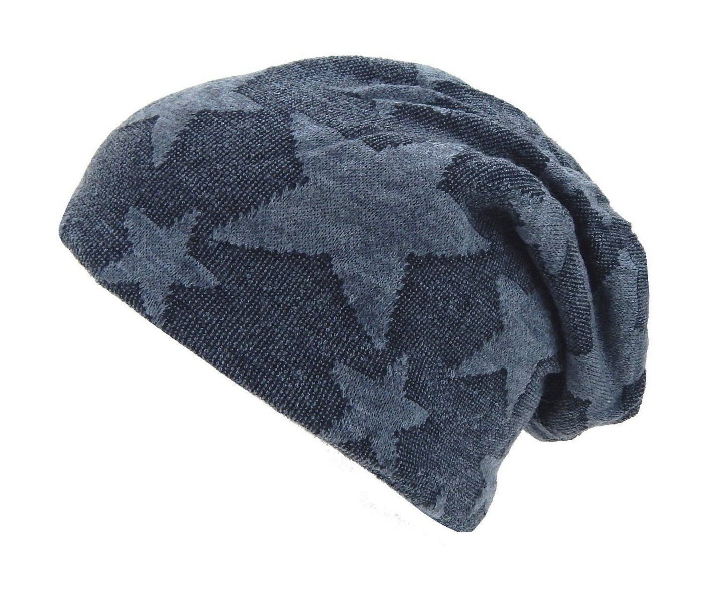 Ella Jonte Beanie grau mit Sterne Herbst Winter- Wintermütze gefüttert von Ella Jonte