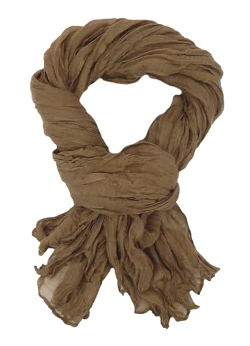 Ella Jonte Herrenschal leichter Schal unifarben Blau Grau oder Braun für alle Jahreszeiten von Ella Jonte