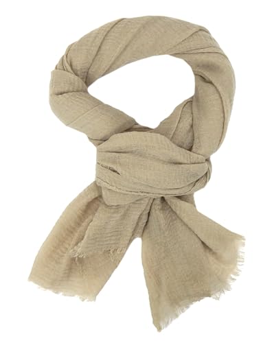 Ella Jonte Herrenschal leichter weicher Schal unifarben von Ella Jonte