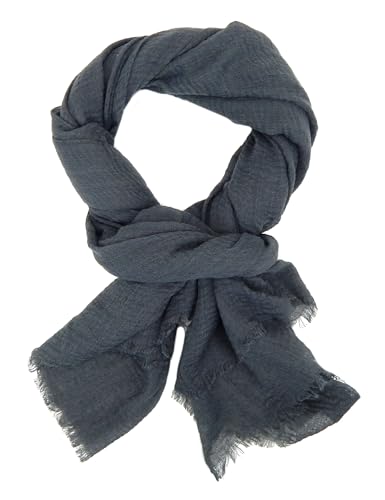 Ella Jonte Herrenschal leichter weicher Schal unifarben von Ella Jonte