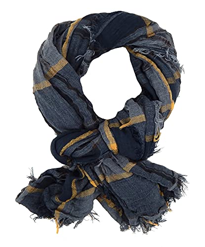 Ella Jonte Herrenschal schwarz grau oder blau edler weicher Herren Schal Tuch Herrentuch Viskose von Ella Jonte