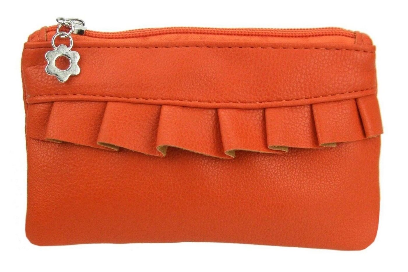 Ella Jonte Kosmetiktasche, Schminktasche blau gelb oder orange Doppelfach von Ella Jonte