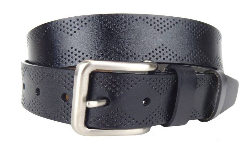 Ella Jonte Ledergürtel Echtleder mit silberfarbener Schließe, als Jeans- & Businessgürtel von Ella Jonte