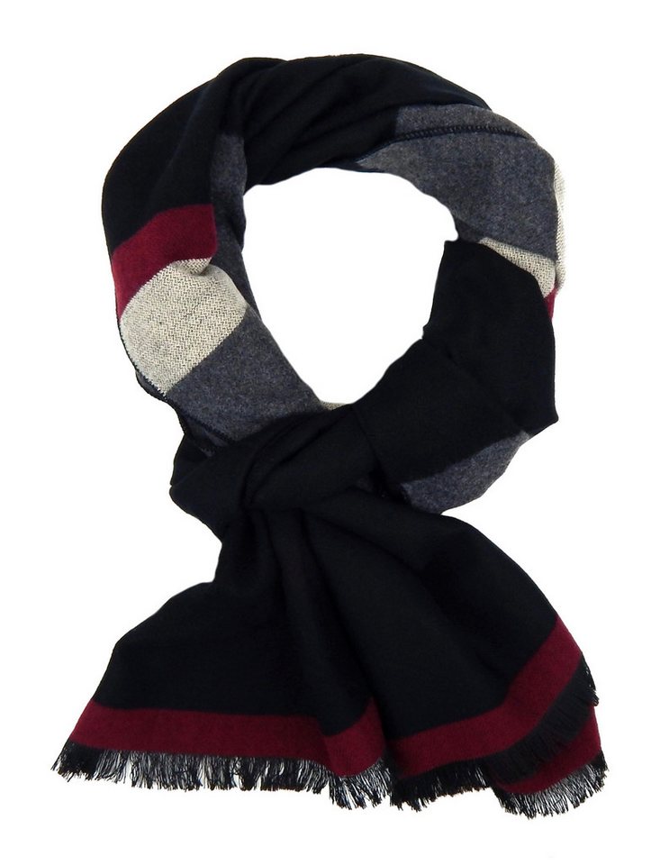 Ella Jonte Modeschal, schmaler weicher Herrenschal schwarz rot grau Herbst Winter Ella Jonte Modeschal, schmaler weicher Herrenschal schwarz rot grau Herbst Winter von Ella Jonte