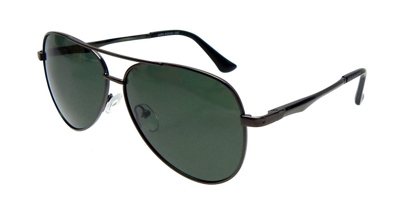 Ella Jonte Pilotenbrille schwarze Sonnenbrille Gläser grün oder grau UV 400 polarisierend von Ella Jonte