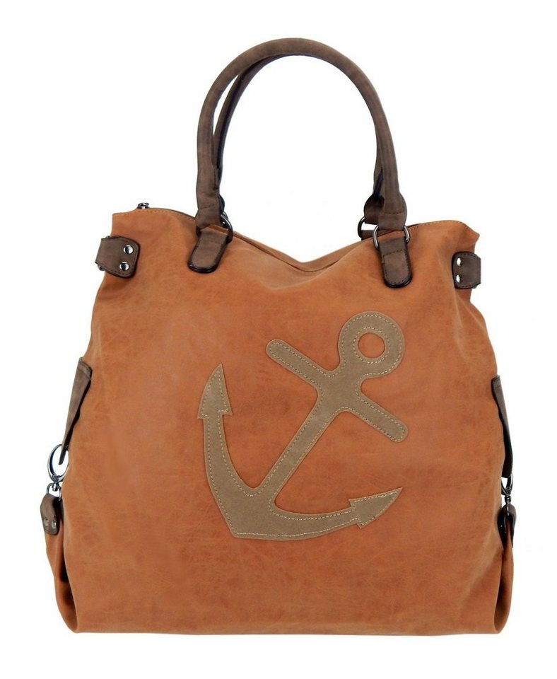 Ella Jonte Shopper, XXL Shopper mit maritimen Anker-Motiv von Ella Jonte