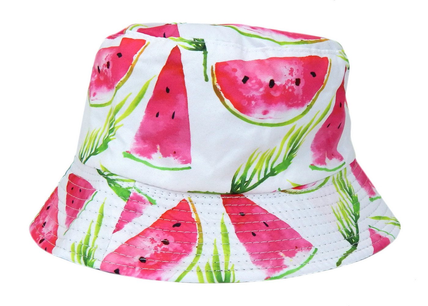 Ella Jonte Sonnenhut Bucket Hat weiß Melone Damen Wendehut innen schwarz von Ella Jonte