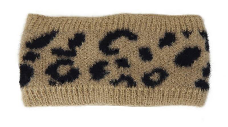 Ella Jonte Stirnband im Leopard Design mit Fleece gefüttert Herbst Winter von Ella Jonte