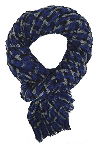 Ella Jonte Winterschal Damenschal blau schwarz grau wärmend Schal Herbst Winter von Ella Jonte