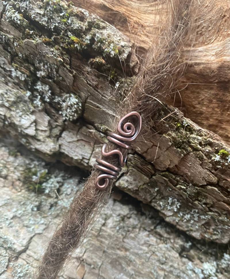 Dreadschmuck Aus Kupfer Blank, Spirale, Kringel, Dreieck, Rastaperlen , Dreadlocks Beads Dreadlocks, Dreadperle von EllaMinella