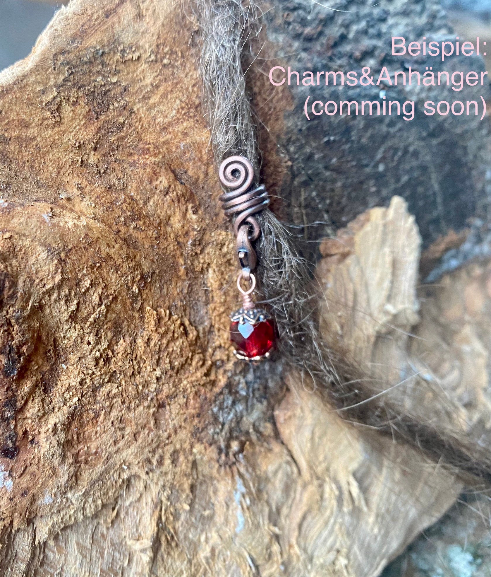 Dreadschmuck Aus Kupfer Blank, Spirale, Kringel, Rastaperlen , Dreadlocks Beads Dreadlocks, Dreadperle von EllaMinella