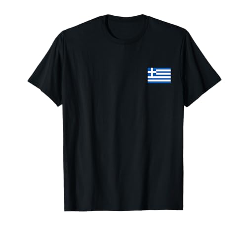 Griechenland Flagge Griechische Greece Flag Damen Herren T-Shirt von Ellada Griechenland Flagge Co.