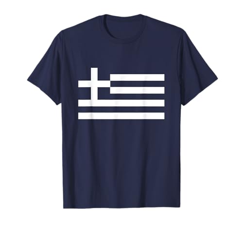 Griechenland Flagge Cooles Griechisch Ellada Flaggen T-Shirt von Ellada Griechenland Flagge Co.