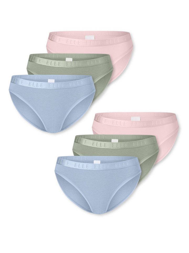 Elle Slip Bikini Brief - ELLE SUPER SOFT (6-St) unterhose unterwäsche basic von Elle