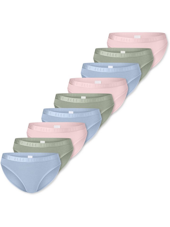 Elle Slip Super Soft (9-St) Unterhose, Basic Slip, Slip von Elle