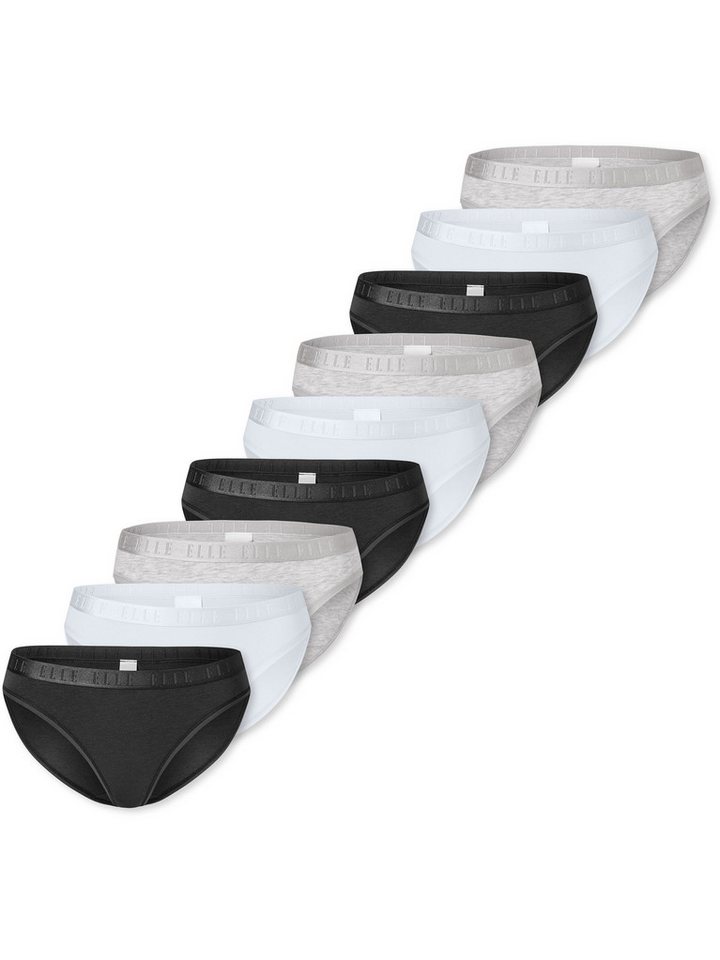 Elle Slip Super Soft (9-St) Unterhose, Basic Slip, Slip von Elle