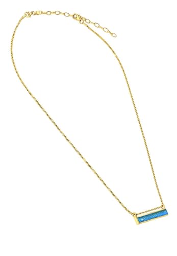 Ellen Kvam Jewelry Ellen Kvam Bar-box necklace Blue von Ellen Kvam Jewelry