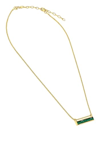 Ellen Kvam Jewelry Ellen Kvam Bar-box necklace Peacock Green von Ellen Kvam Jewelry