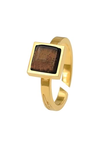 Ellen Kvam Brown Box Ring, Silber, Kein Edelstein von Ellen Kvam Jewelry