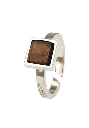 Ellen Kvam Brown Box Ring, Silber, Kein Edelstein von Ellen Kvam Jewelry