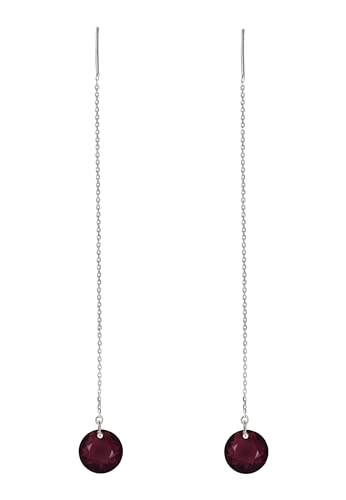 Ellen Kvam Classic Crystal Threader Earring- Burgundy Ellen Kvam Classic Crystal Threader Earring- Burgundy von Ellen Kvam Jewelry