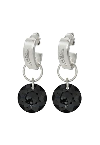Ellen Kvam Classic Cut earrings - Dark Grey von Ellen Kvam Jewelry