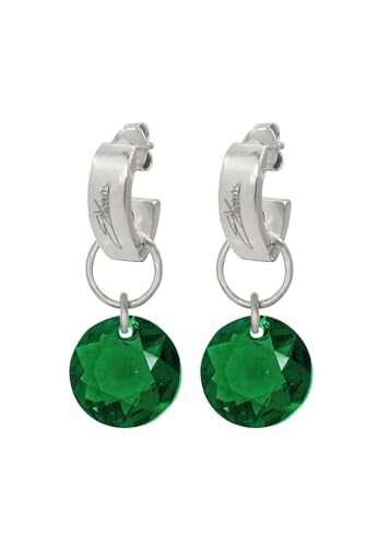 Ellen Kvam Classic Cut earrings - Green von Ellen Kvam Jewelry