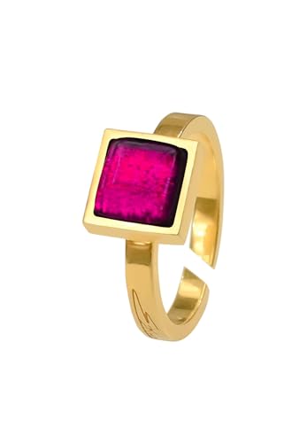 Ellen Kvam Fuchsia Box Ring, Silber, Kein Edelstein von Ellen Kvam Jewelry