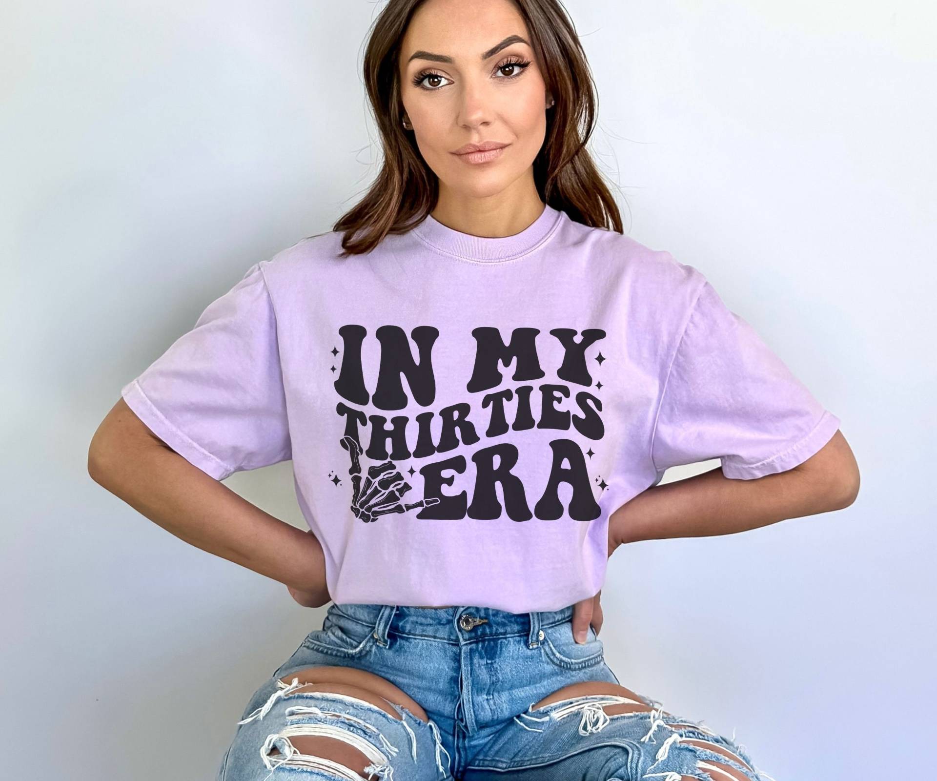 30Th Birthday Shirt, in My Thirties Era T-Shirt, Gift For Her, Thirtieth Tshirt, Rip 20S Shirt von EllenPlnts