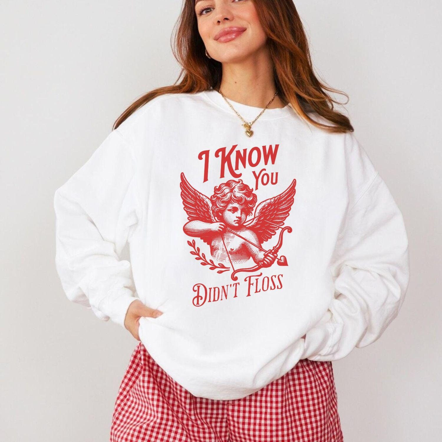 Dental Valentines Sweatshirt, Dental Office Day Shirt, Hygienist Assistant, Gift For Assistant, Dentist Valentine Sweatshirt von EllenPlnts