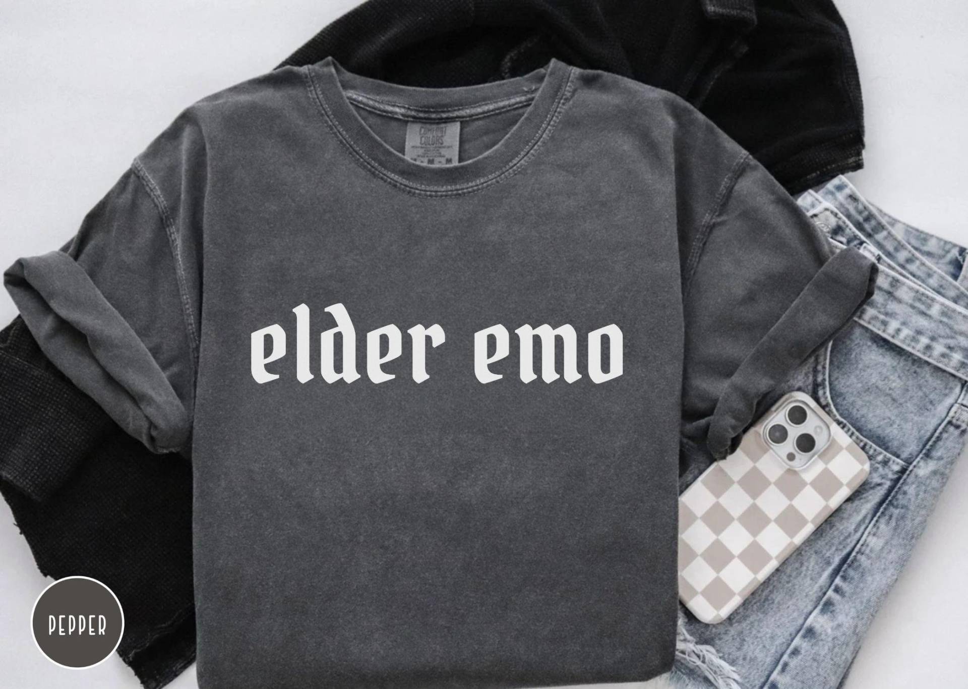 Elder Emo Shirt, Emo Tees, T-Shirt, Scene Shirt, It Was Never A Phase, Forever, Gift For Emo, Concert T-Shirt von EllenPlnts