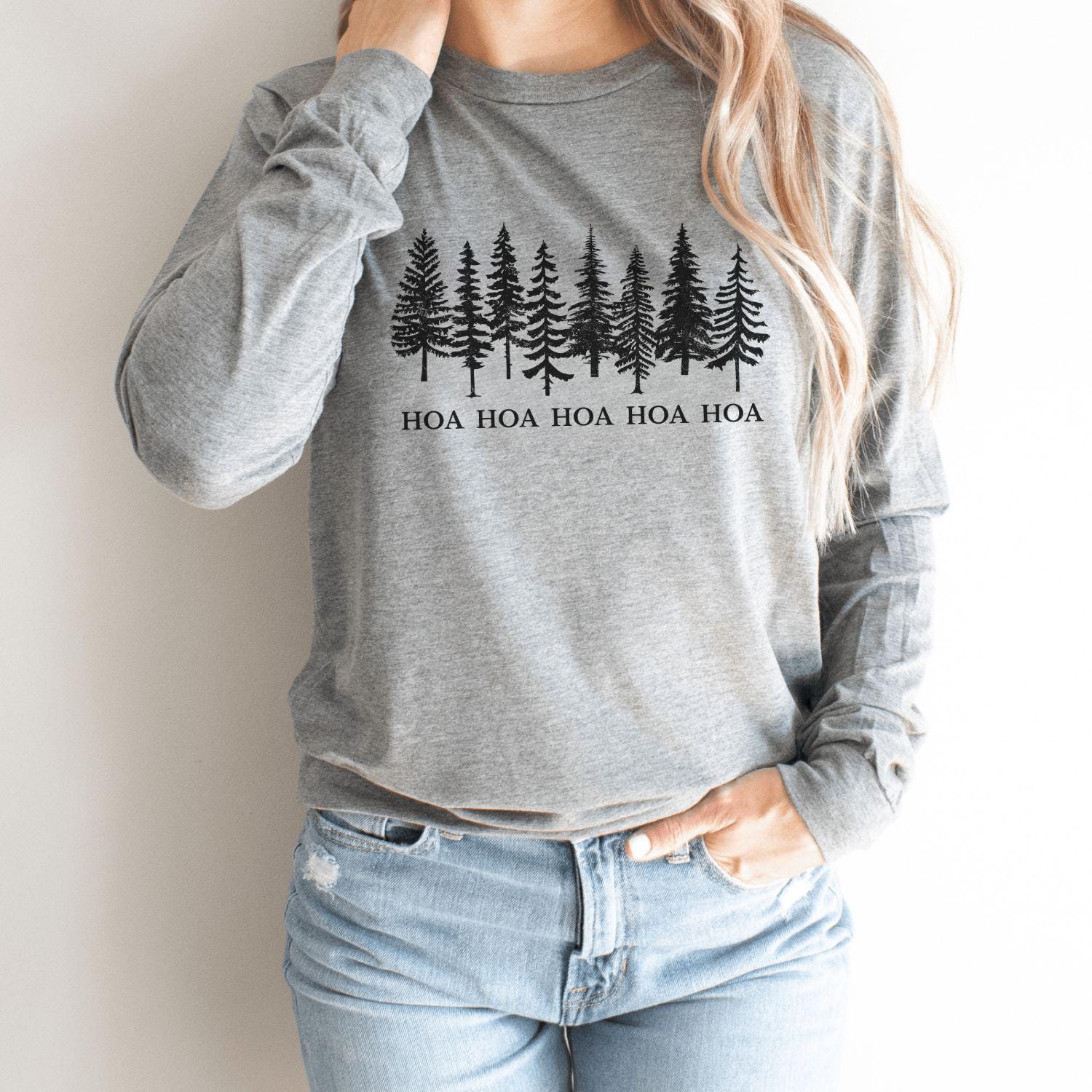 Hoa Season Long Sleeve Shirt, Nature Tshirt, Hoa Shirt von EllenPlnts