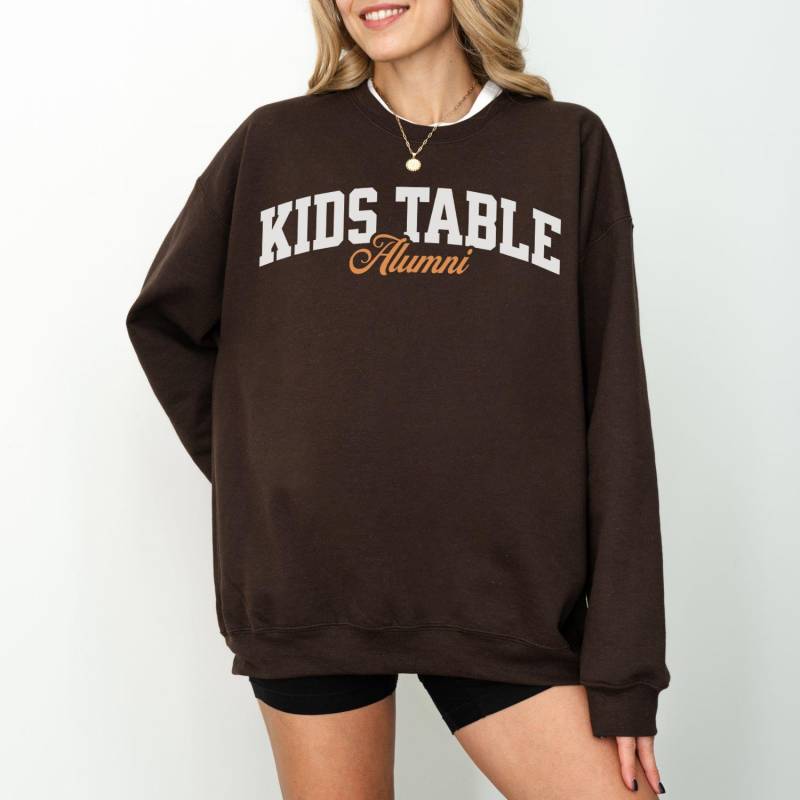 Kids Table Alumni Sweatshirt, Matching Thanksgiving Sweater, Thanksgiving Group, Friendsgiving Crewneck von EllenPlnts