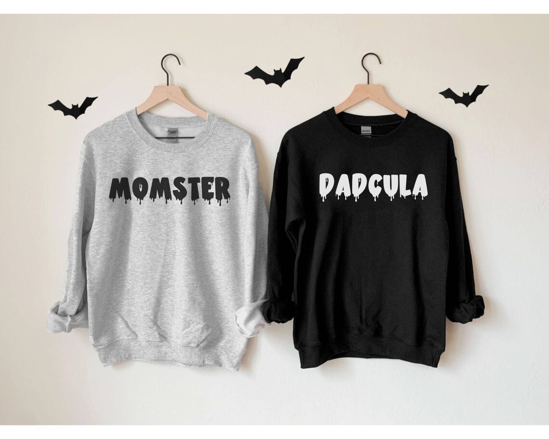 Momster Sweatshirt, Dadcula Sweater, Matching Halloween Costume, Couples Shirt, Mom Dad Sweatshirt Momster Sweatshirt, Dadcula Sweater, Matching Halloween Costume, Couples Shirt, Mom Dad Sweatshirt von EllenPlnts