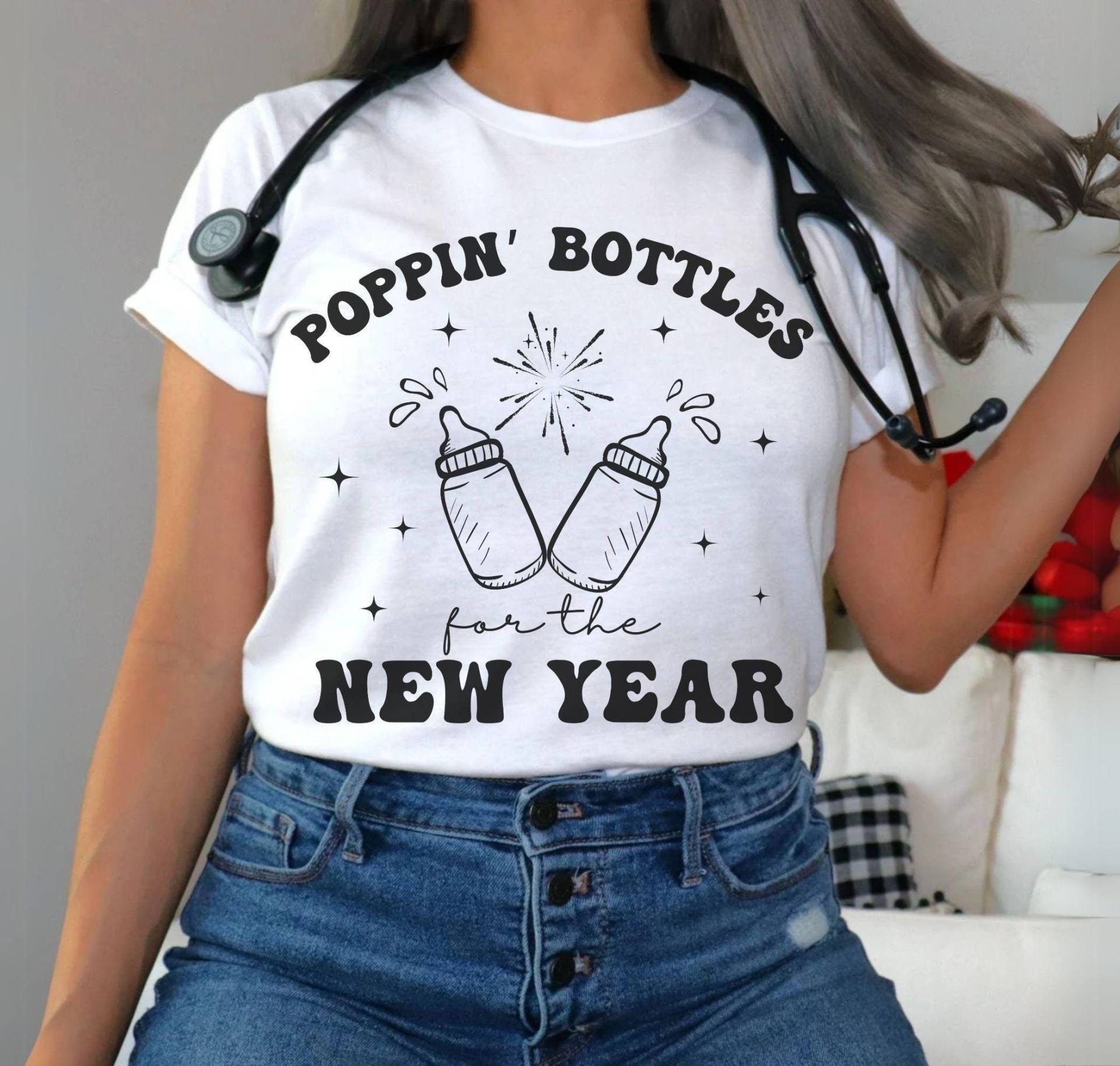 New Years Nurse Shirt, 2025 Nye Tshirt, Nicu Tshirt, New Squad T-Shirt, Neonatal Icu von EllenPlnts