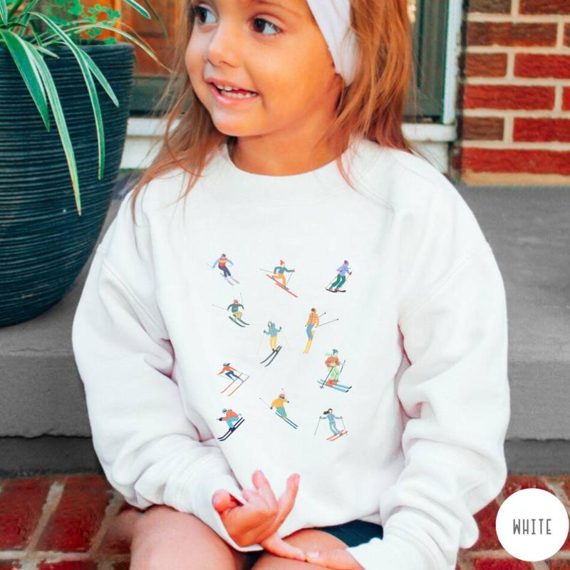 Ski Toddler Crewneck, Skiing Sweatshirt For Kids, Ski Sweatshirt, Ski Weekend Trip von EllenPlnts