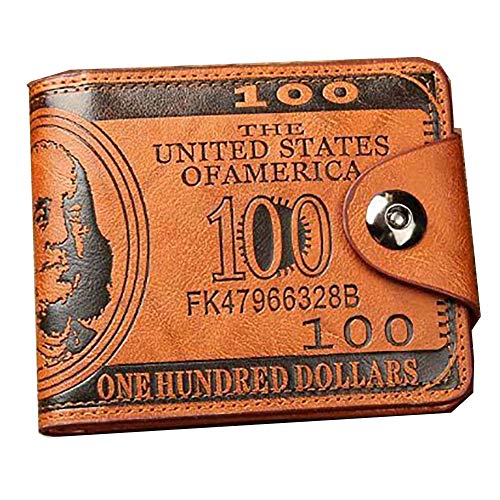 Dollar USD Geldbörse Herren Kreditkarten PU-Leder Blockierung RFID NFC W174, Coffee, Elegant" oder "Modern von Ellenne