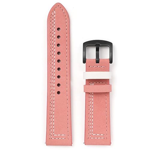 ELLENNE - Universal-Uhrenarmband aus echtem Leder - Herren Damen Unisex Jungen Mädchen 20 mm 22 mm mit Ösen aus Leder B, 20mm, Leder, Kein Edelstein von Ellenne