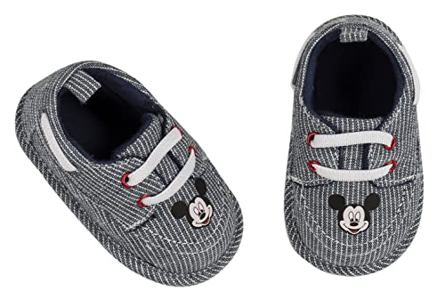 Ellepi Baby Disney Mickey Mouse Kleinkind Schuhe, Mickey Mouse Schnürsenkel, 0-6 Monate von Ellepi