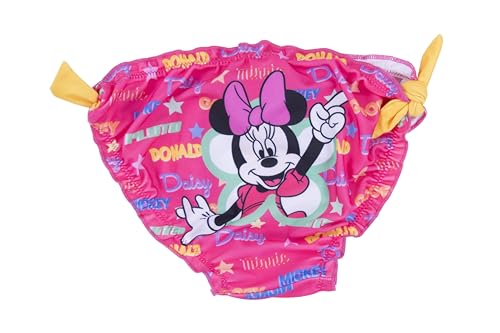 Ellepi Badeanzug Slip Minnie Mädchen 12-24 Monate (DE/NL/SE/PL, Alter, 18 Monate, Minnie Fucsia) von Ellepi