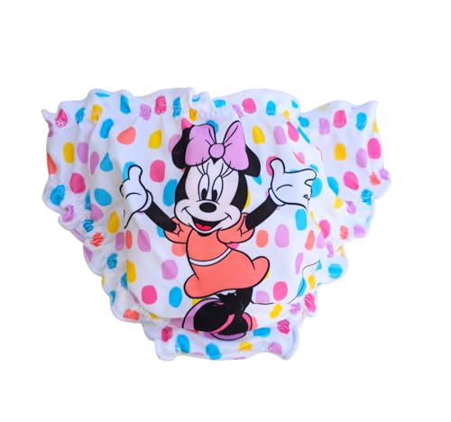 Ellepi Badeanzug Slip Minnie Mädchen 12-24 Monate (DE/NL/SE/PL, Alter, 24 Monate, Pois Bianco) von Ellepi