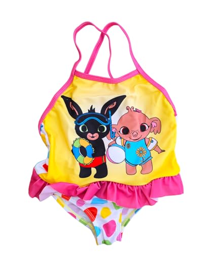 Ellepi Bing Swimming Pool Mädchen einteiliger Badeanzug 2-6 Jahre (Gelb, 3-4 Jahre) von Ellepi