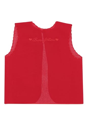 Ellepi Glückshemd Geburt Neugeborene Seide oder Baumwolle, rot, Einheitsgröße von Ellepi